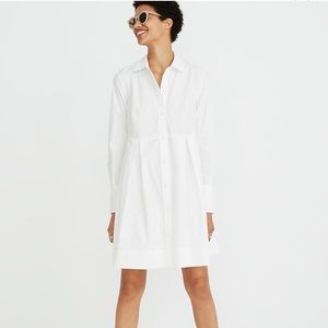 NWT Madewell Box Pleat Shirtdress